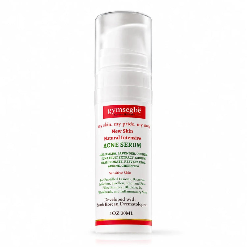 gymsegbë New Skin Natural Intensive Acne Serum Acne Treatments & Kits White Smoke 1 Bottle,2 Bottles Save $4,3 Bottles Save $9