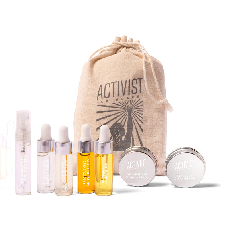 Activist Skincare Refillable Trial & Travel Kit Trial sizes
