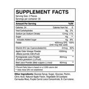 Energi Nutrition Apple Cider Vinegar Gummies Supplement