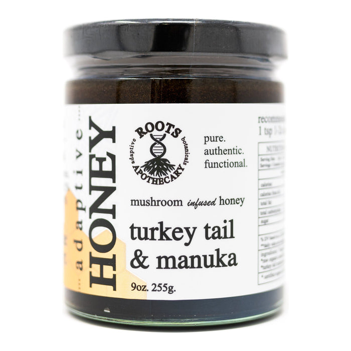 Roots Apothecary - Turkey Tail Honey. (Mushroom)