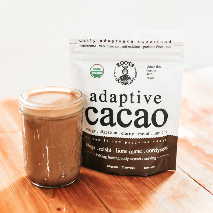 Roots Apothecary - Adaptive Cacao. Performance Superfood.