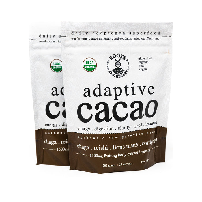Roots Apothecary - Adaptive Cacao. Performance Superfood.