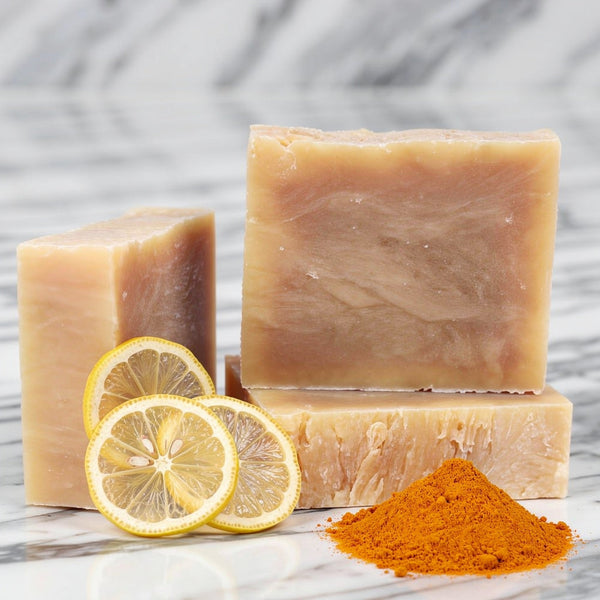 Turmeric Lemon Exfoliating Soap Bar (Hyperpigmentation & Brighten)