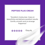 DCL Skincare Peptide Plus Cream jar