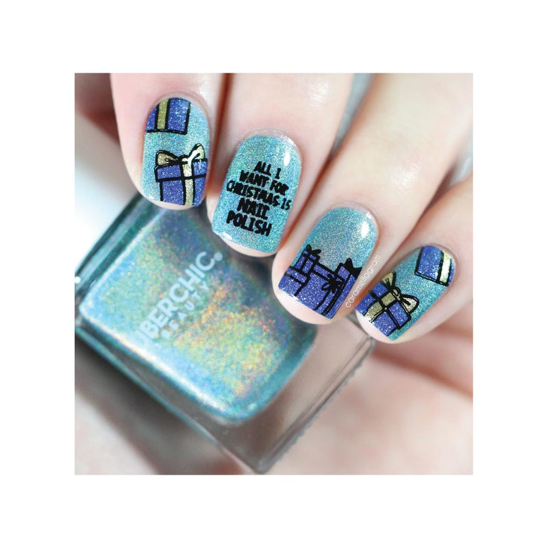 UberChic Beauty Merry & Bright Stamping Plate