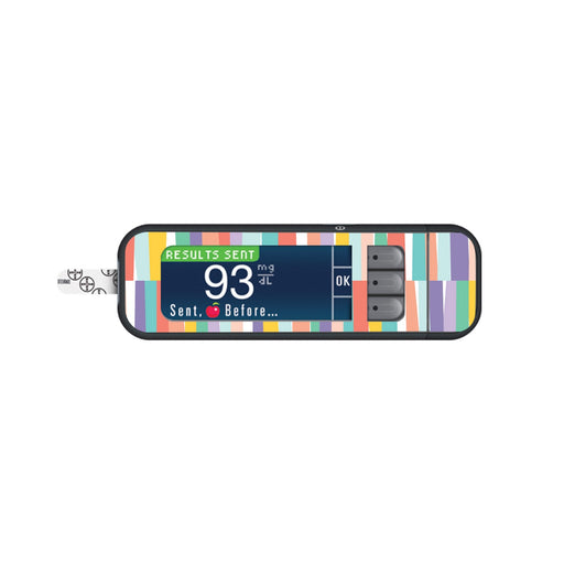 Peelz All Sortsa Stripes Bayer Contour Next Glucometer Peelz/Stickers