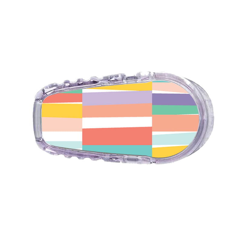 Peelz All Sortsa Stripes Dexcom G6 Transmitter Sticker Peelz/Stickers