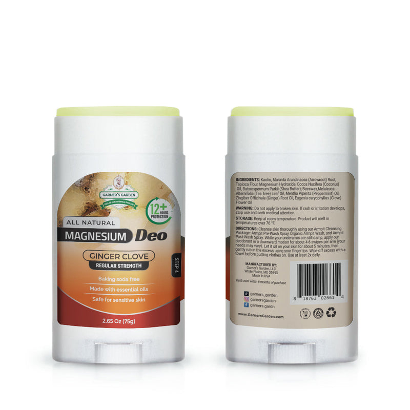 Garner's Garden Magnesium Deodorant | 100% Natural Deodorant