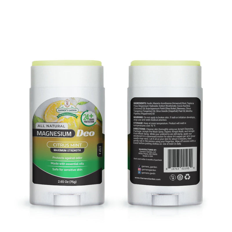 Garner's Garden Magnesium Deodorant | 100% Natural Deodorant