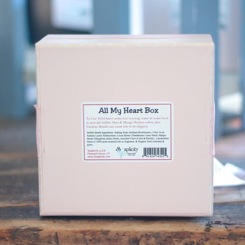 Soaplicity All My Heart Bubble Bomb Gift Set Bundles