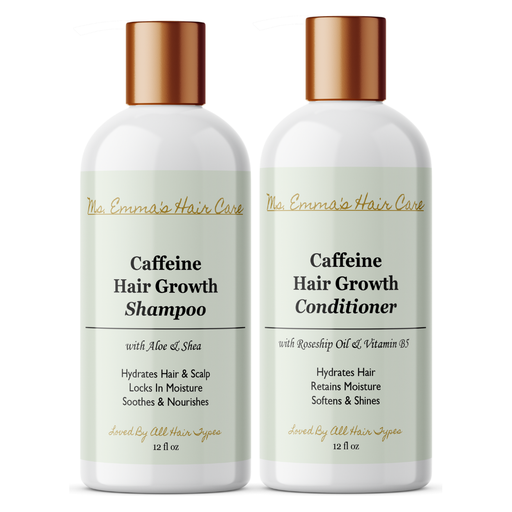 Ms. Emma's Hair Care 12 oz CAFFEINE HAIR GROWTH SHAMPOO AND CONDITIONER