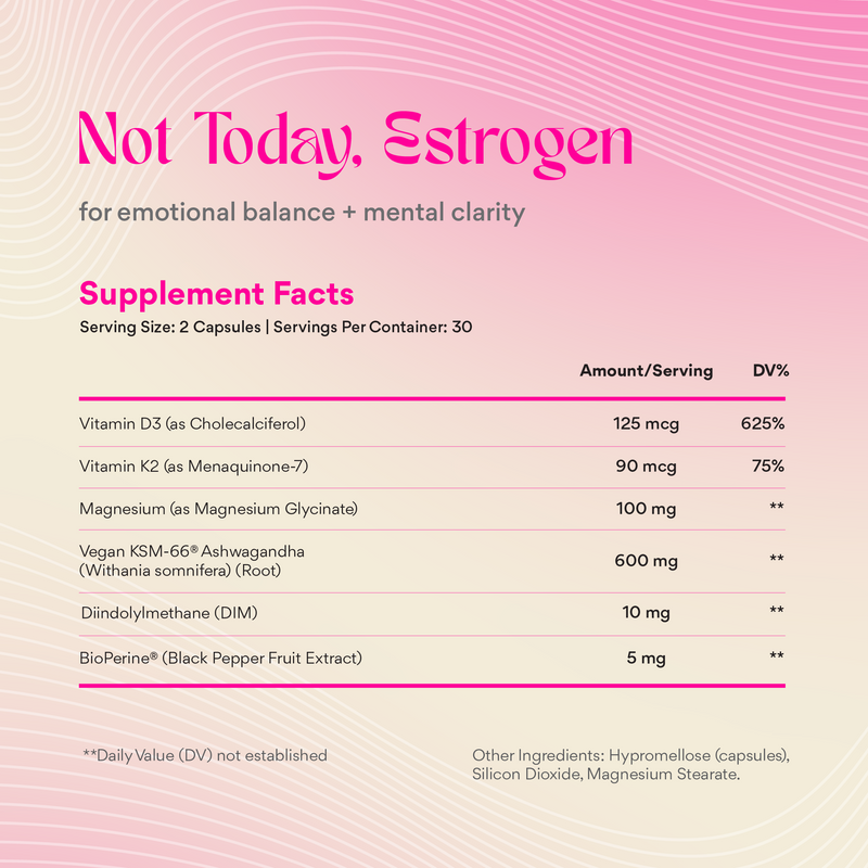 ALORI Not Today, Estrogen Women's Supplement