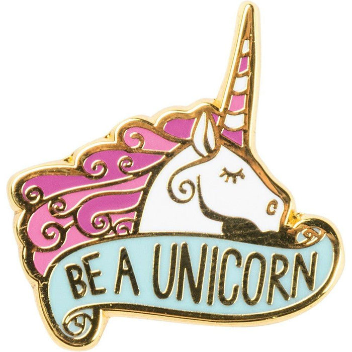 The Bullish Store - Always Be Yourself Unless You Can Be A Unicorn Enamel Pin On Gift Card