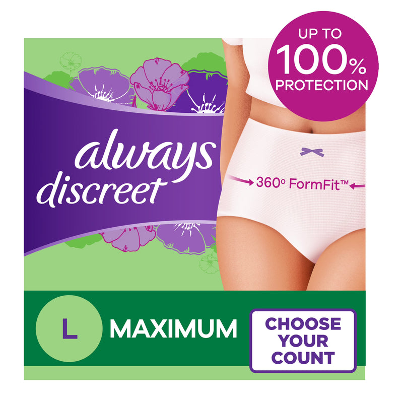 Always Discreet ALWAYS DISCREET BF 2X28 MAX L Feminine Pads & Protectors