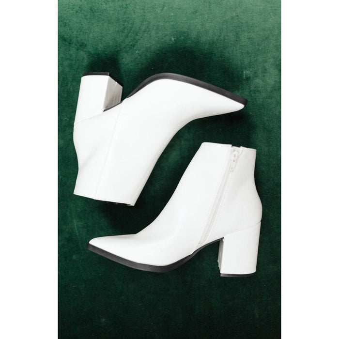 Amari Ankle Boots in White