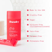 Duradry Antiperspirant Deodorant Stick Anti-Perspirant