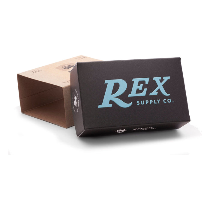 Rex Supply Co. Ambassador DeLuxe Rhodium Adjustable Stainless Steel DE Razor RSC-101R