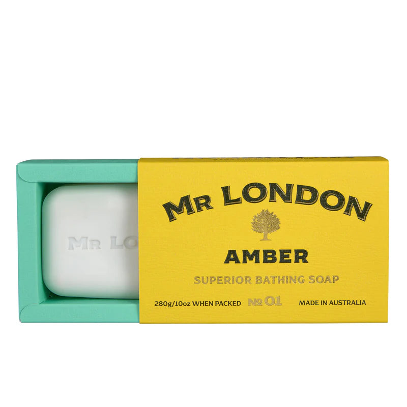 Mr London Mr London Amber No 01 Superior Bathing Soap for Men 280g/10oz Bath Soap