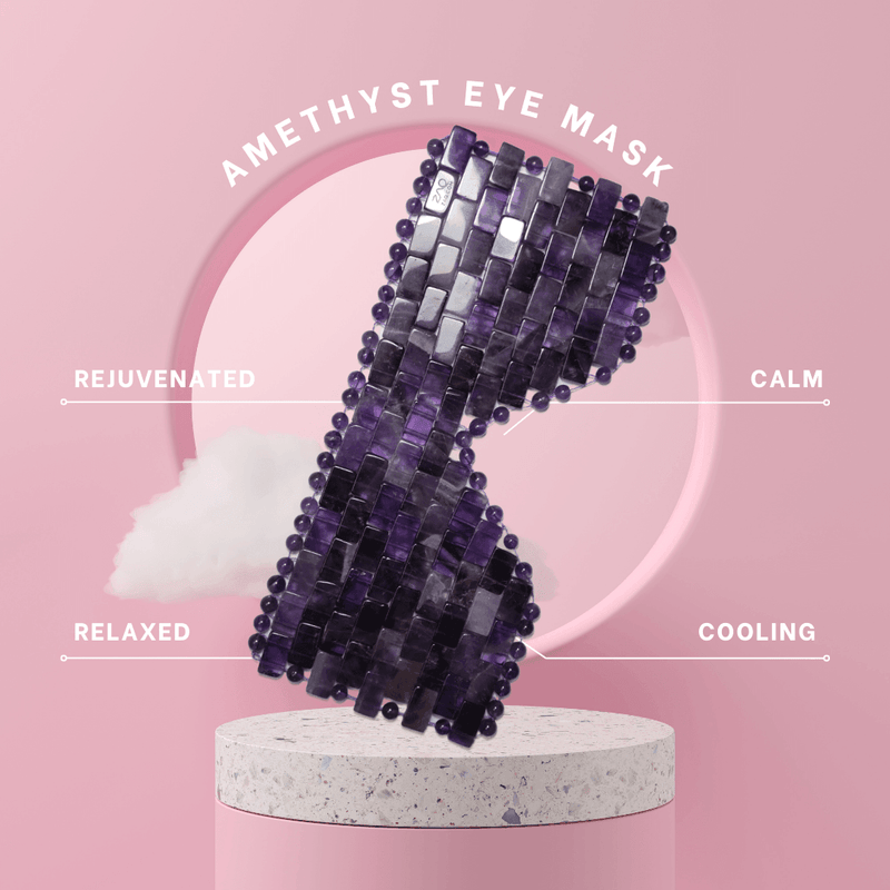 ZAQ Skin & Body Amethyst EYE MASK- Handmade