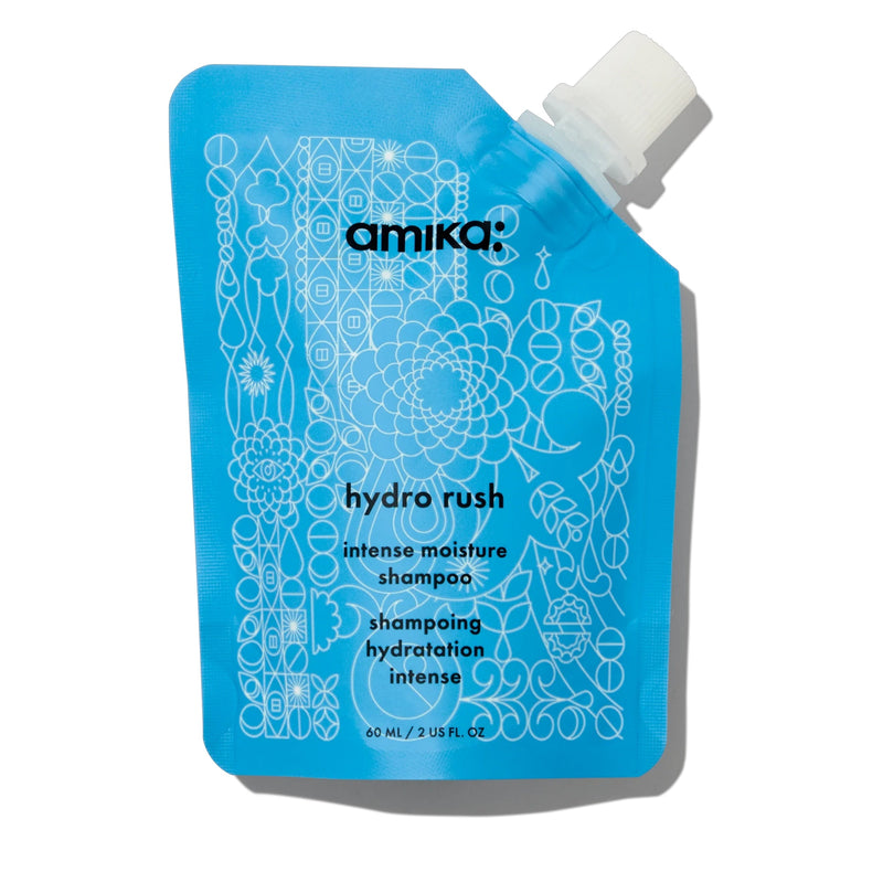 Nava Beauty Amika Hydro Rush Intense Moisture Shampoo Hair White Smoke 2 Oz