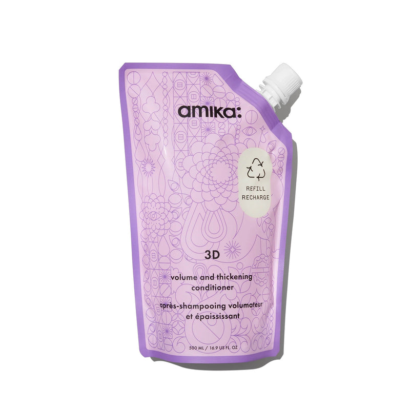 Nava Beauty Amika 3D Volume and Thickening Conditioner 16.9 Oz Hair Thistle