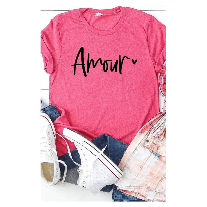 Amour Valentines Graphic Tee