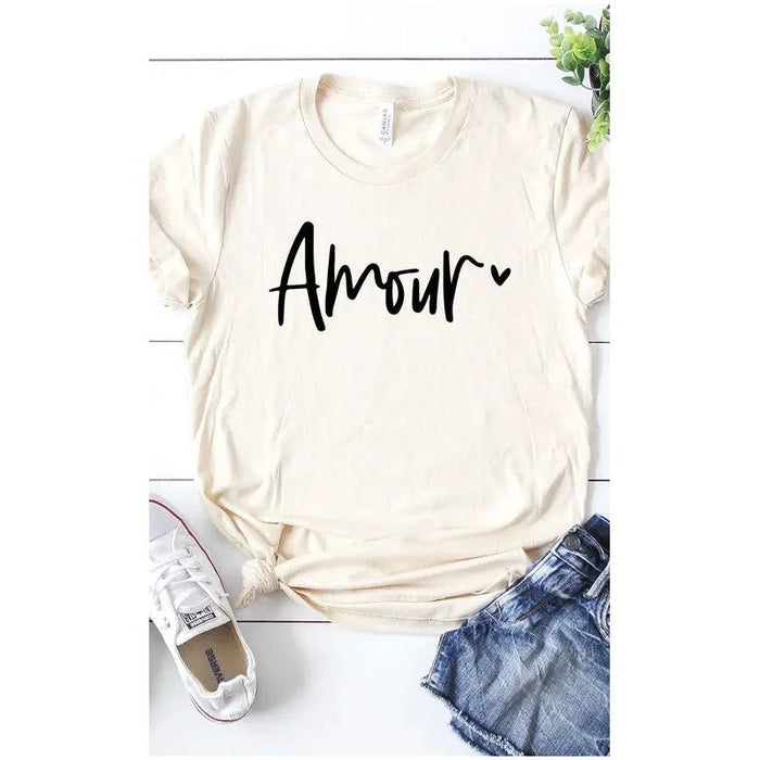 Amour Valentines Graphic Tee