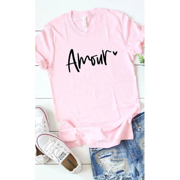 Amour Valentines Graphic Tee