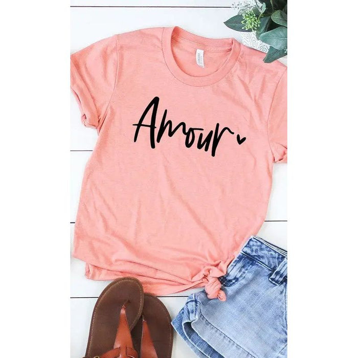 Amour Valentines Graphic Tee