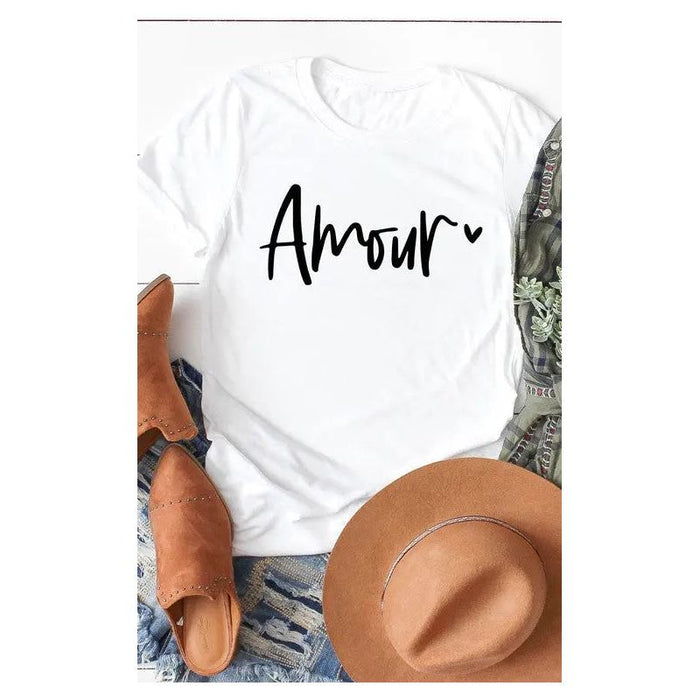 Amour Valentines Graphic Tee