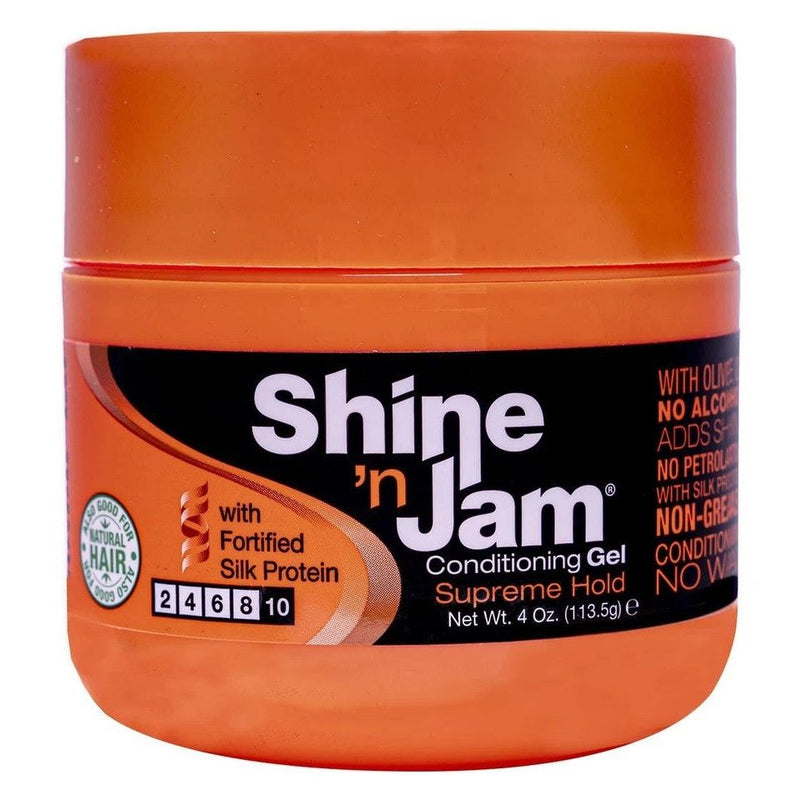 Mill's Beauty Supply Shine 'n Jam Conditioning Gel 4oz Hair Gel