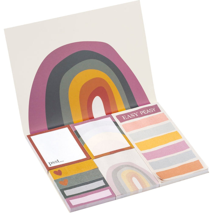 The Bullish Store - An Original Is Worth More Sticky Notes Folio | 480 Sheets | Rainbow Pride