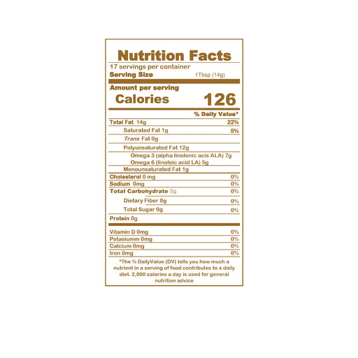 Ancestral Organics Organic Sacha inchi Oil