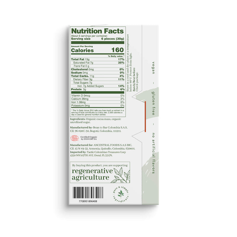 Ancestral Organics Organic Dark Chocolate Bar