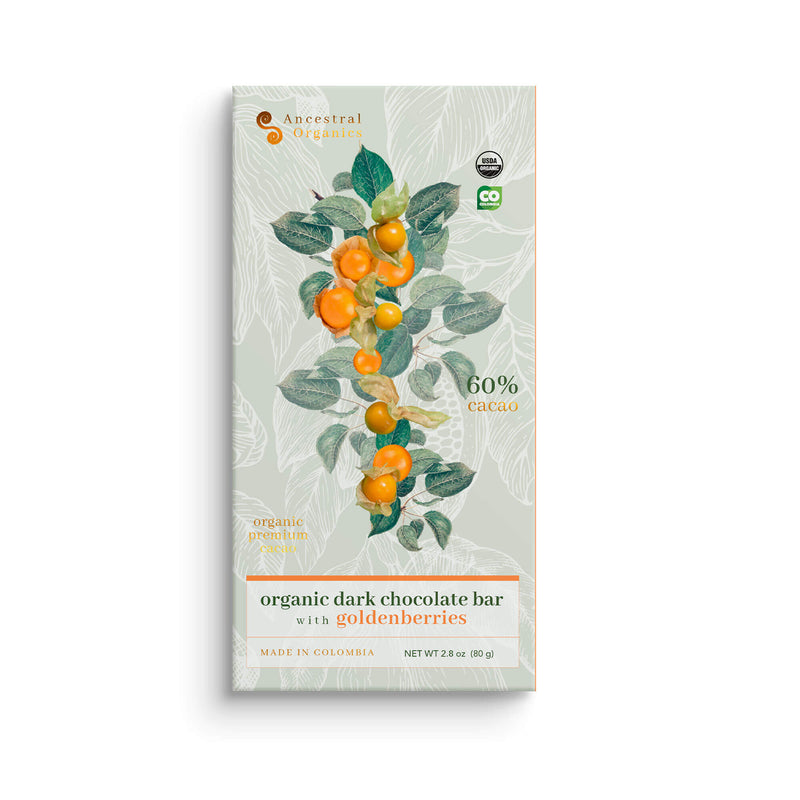 Ancestral Organics Organic Dark Chocolate Bar with Goldenberries