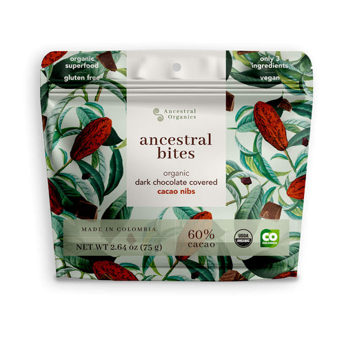 Ancestral Organics Organic Dark Chocolate Covered Cacao Nibs