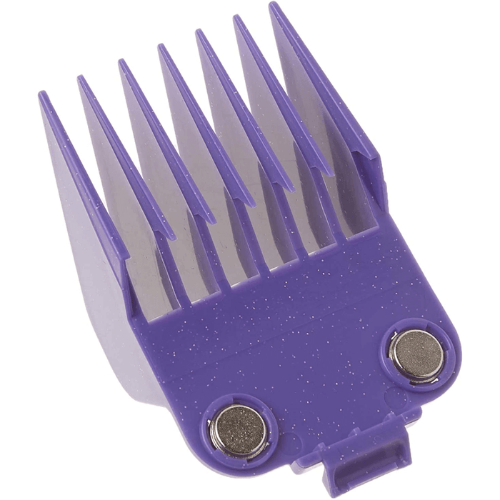Andis Professional Master Dual Magnetic 4 Comb Set Large #01415 Designed For Mba, Mc-2, Ml, Pm-1 And Pm-4, Purple