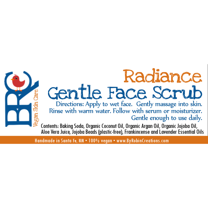By Robin Creations Radiance Gentle Anti Aging Face Scrub Skin Care
