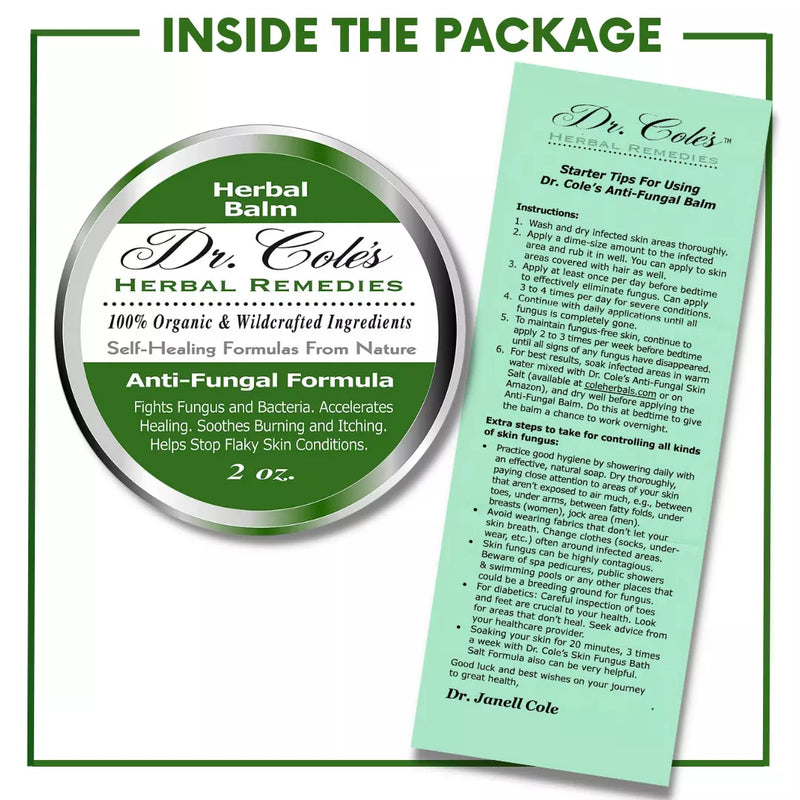 COLEHERBALS 07 - Dr. Cole's Antifungal Balm Herbal