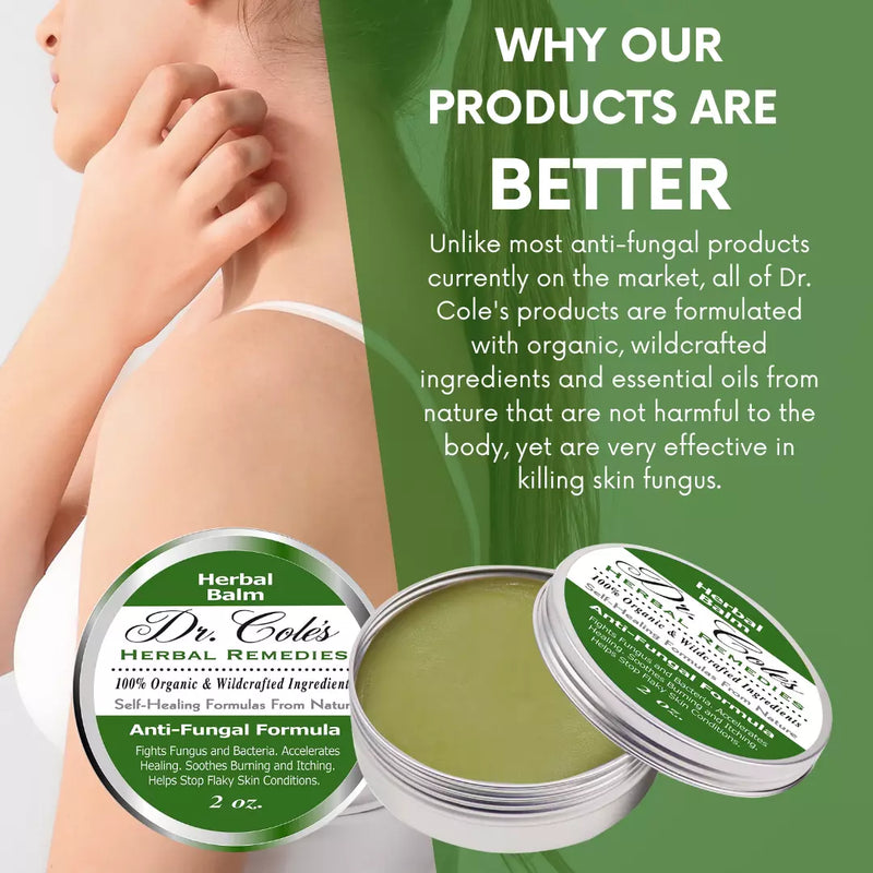 COLEHERBALS 07 - Dr. Cole's Antifungal Balm Herbal