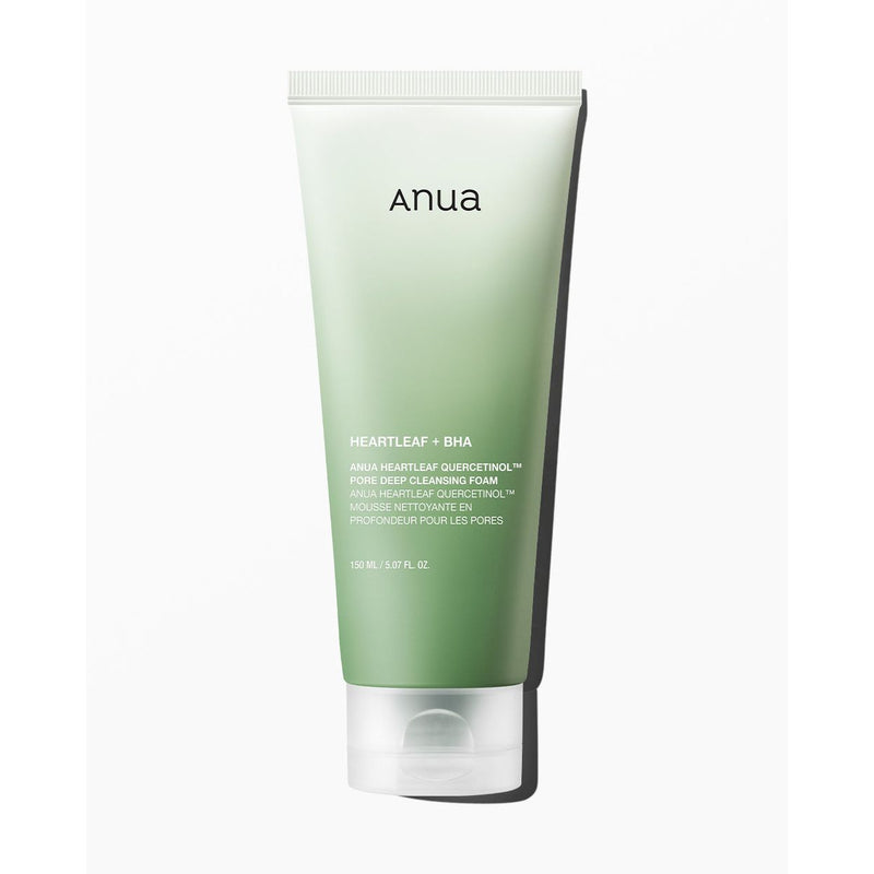 AsiaBeautyMall ANUA Heartleaf Quercetinol Pore Deep Cleansing Foam Face Cleanser