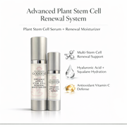Glimmer Goddess® Organic Skin Care Cellular Renewal Duo – Apple Stem Cell Serum + Moisturizer Lotion & Moisturizer
