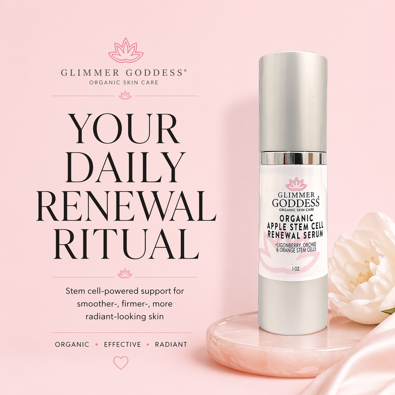 Glimmer Goddess® Organic Skin Care Organic Apple Stem Cell Anti-Aging Serum Serums