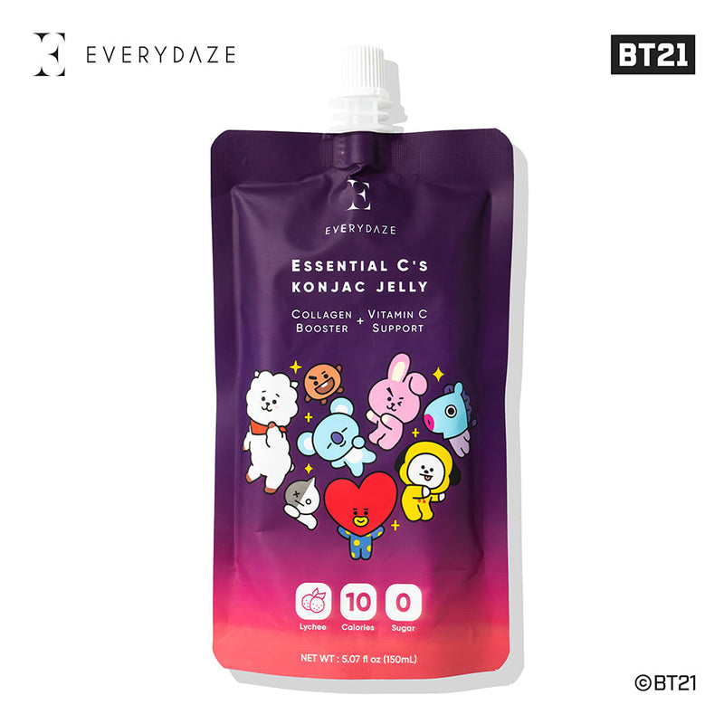 Masksheets EVERYDAZE with BT21: Essential C’s Konjac Jelly – Lychee Health