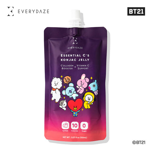 Masksheets EVERYDAZE with BT21: Essential C’s Konjac Jelly – Lychee Health