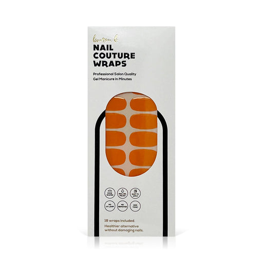 laurenbbeauty Apricot Solid Gel Nail Wrap Nail Art Kits & Accessories