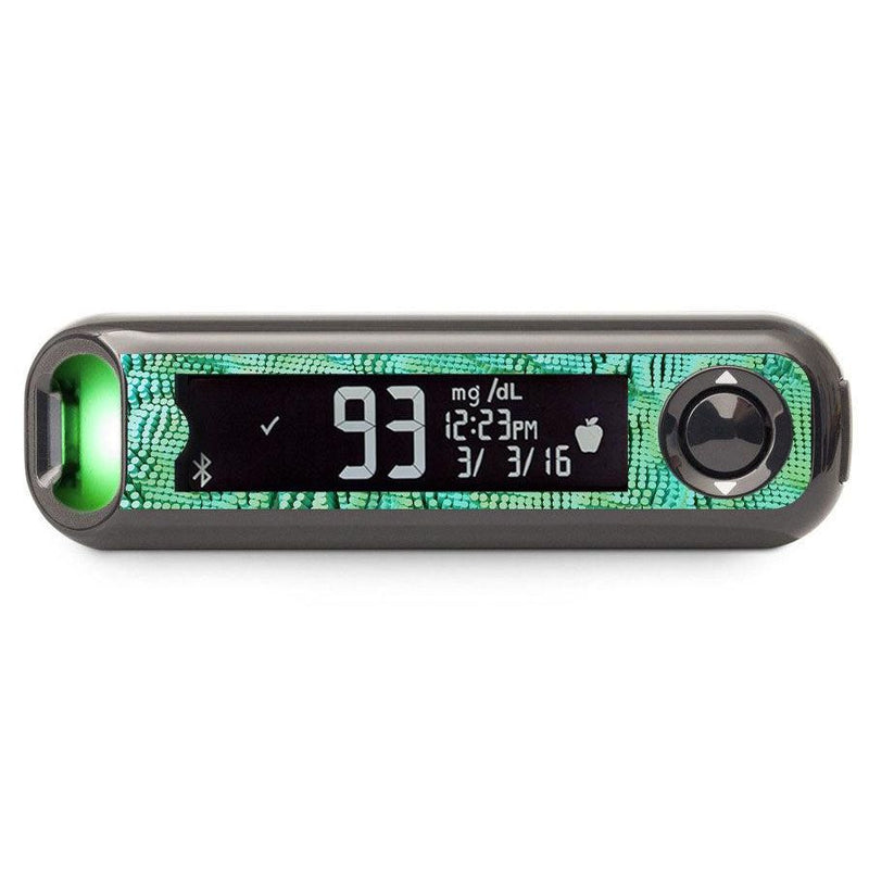 Peelz Aqua Ripple Bayer Contour© Next One Glucometer Peelz/Stickers