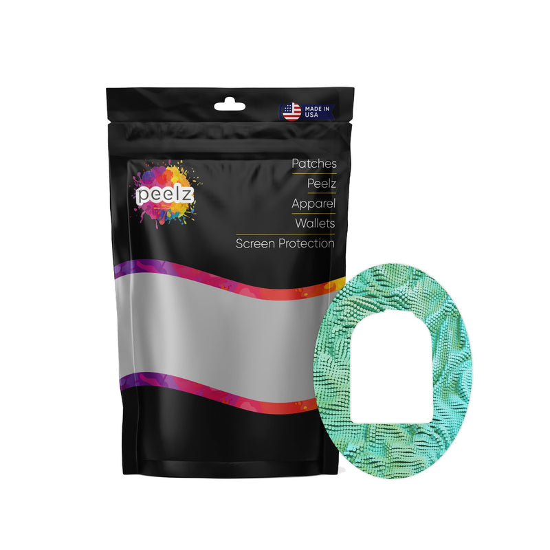 Peelz Aqua Ripple Pod Patch Tape - Pump Peelz Patch Medical Tape