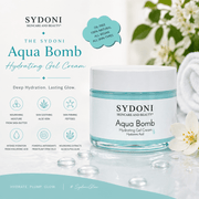 Sydoni Skincare and Beauty SYDONI AQUA BOMB HYDRATING GEL CREAM – Deep Hydration for Plump, Radiant Skin 1.7 fl. oz. Moisturizer