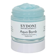 Sydoni Skincare and Beauty MOST LOVED! AS SEEN IN VOGUE, GQ and WELLNESS MAGAZINES-AQUA BOMB HYDRATING GEL CREAM with HYALURONIC ACID AND PEPTIDES 1.7 fl. oz. Moisturizer